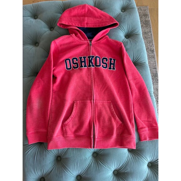 OshKosh Boys Logo Full Zip Hoodie Jacket - Picture 1 of 6